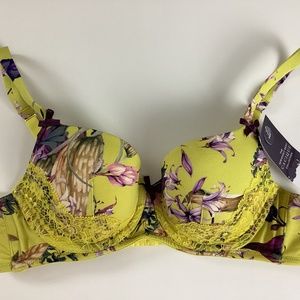 Cacique Boost Balconette Underwire Nylon Bra Sizes 34A & 36A Lift NWT New